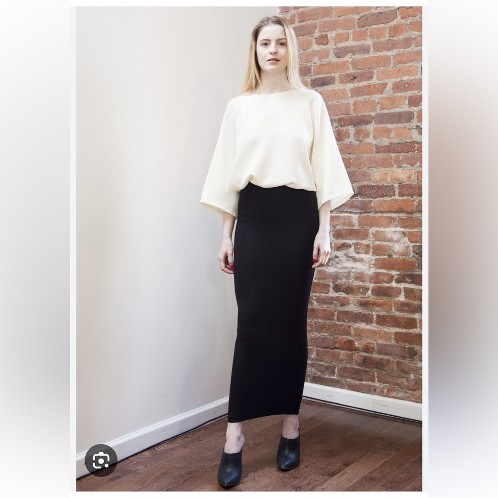Mimu Maxi Black Skirt Leggings